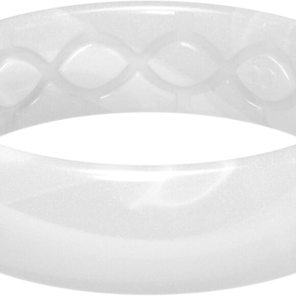 Silicone Wedding Ring Breathable Comfort Fit Lightweight Safety Durable